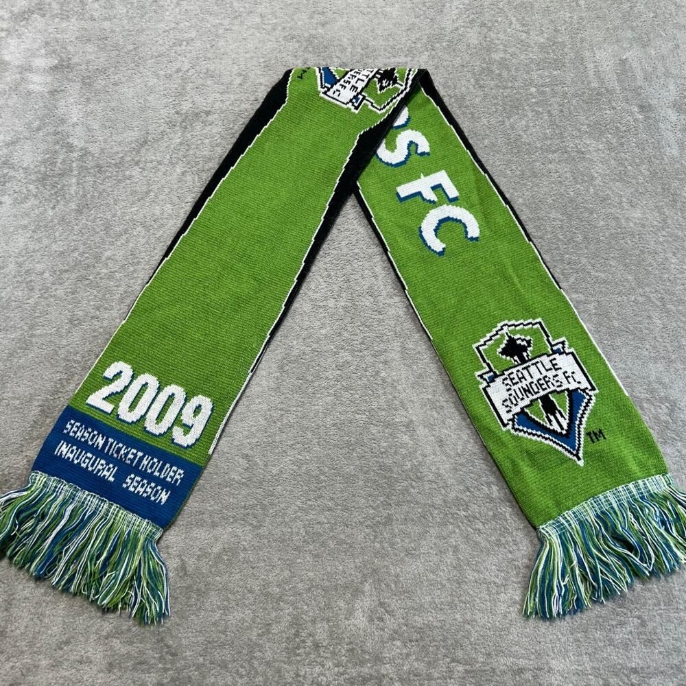 Seattle Sounders Scarf 2009 Inaugural Season Ticket Holder Adidas‎ MLS Soccer